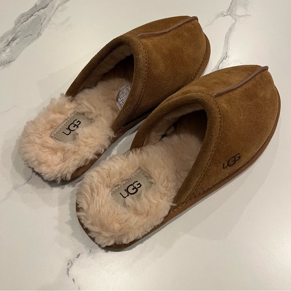 NWT UGG Pearle UGGplush™ Scuff Slipper - Chestnut - Picture 7 of 10